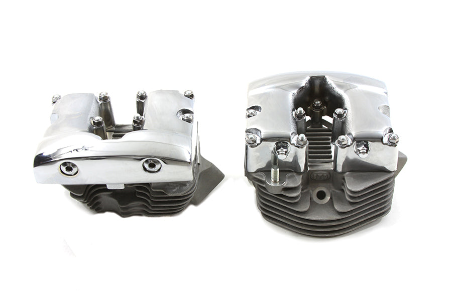 Cylinder Head Set with Chrome Rocker Box