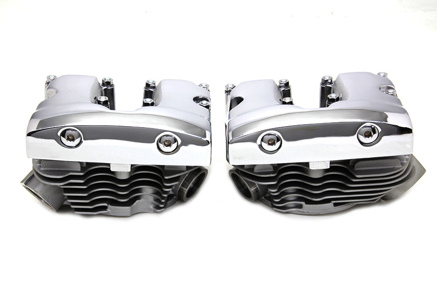 Cylinder Head Set with Chrome Rocker Box