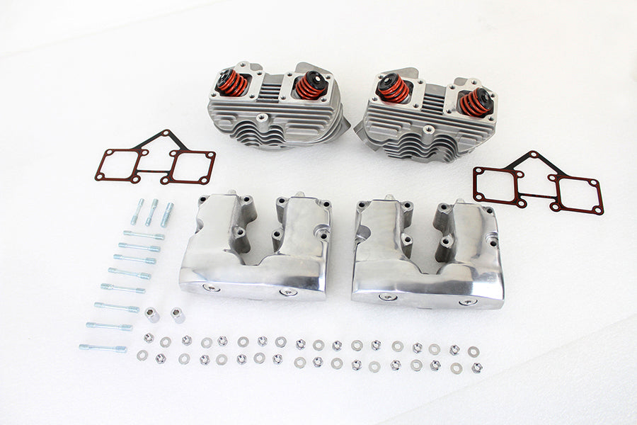 Cylinder Head Set with Polished Rocker Box