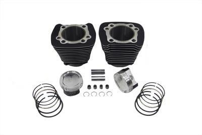 Harley Davidson 1200cc Cylinder and Piston Conversion Kit- Black 86'-03'