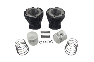 Replica 61 Knucklehead Cylinder Set Black