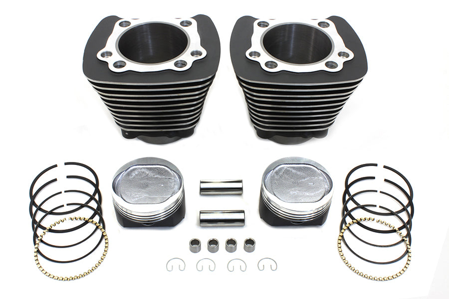 Harley Davidson 1986-03' XL Sportster 883cc to 1200cc Big Bore Kit- Black