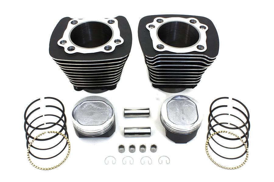 Harley Davidson 1986-03' XL Sportster 883cc to 1200cc Big Bore Kit- Black