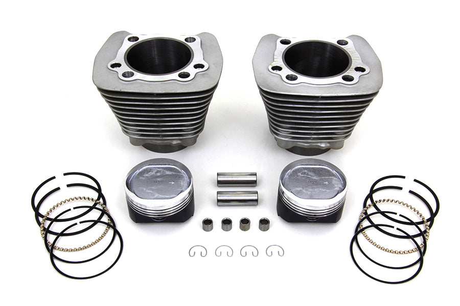 Harley Davidson 1986-03' XL Sportster 883cc to 1200cc 9.5:1 Big Bore Kit-Silver