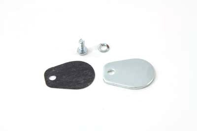 Zinc Speedometer Block Off Plate Kit