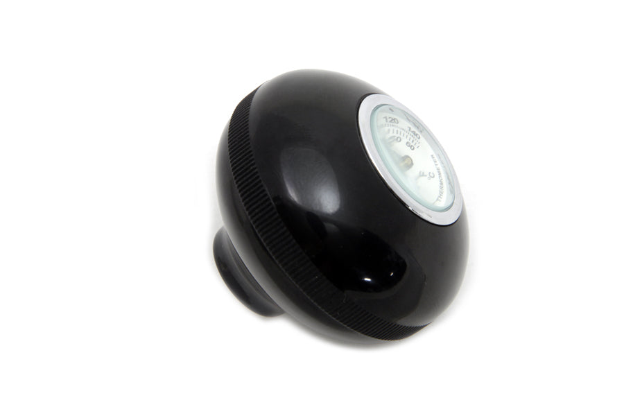 Large Black Shifter Knob with Temperature Gauge