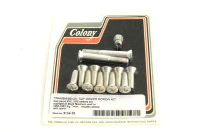 Transmission Top Cover Screw Kit Cadmium