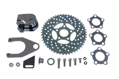 Chrome Rear 2 Piston Caliper and Disc Kit