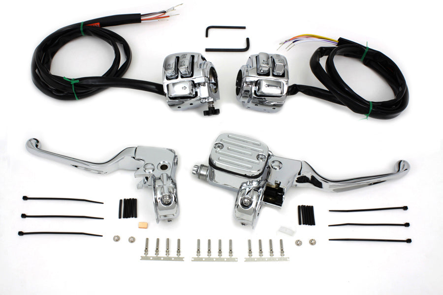 Chrome Handlebar Control Kit