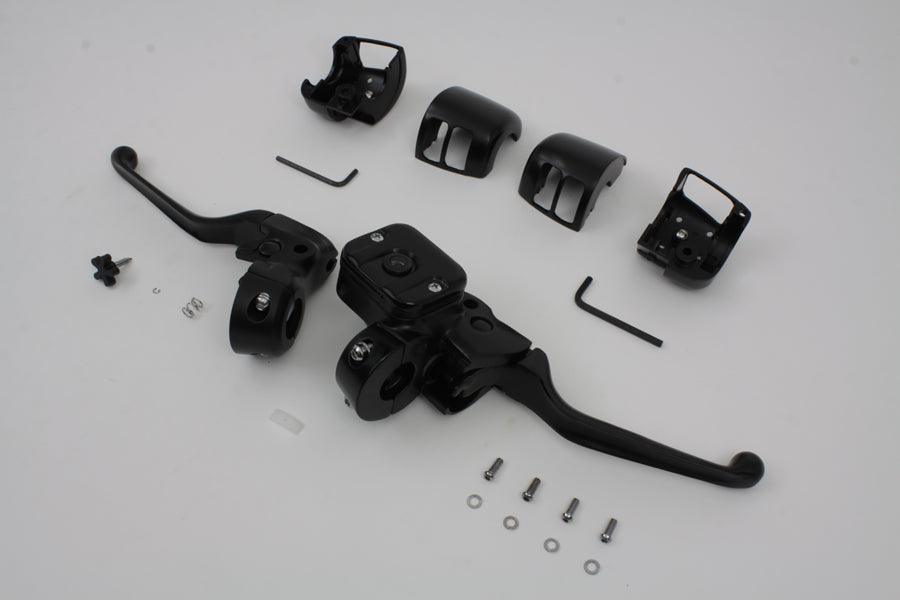 Smooth Contour Handlebar Control Kit Black