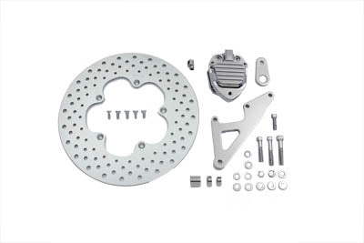 Front Brake Caliper Chrome and 11-1/2 Disc Kit