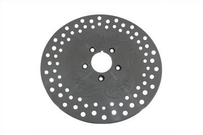 11-1/2 Rear Brake Disc Skull Design Stainless Steel