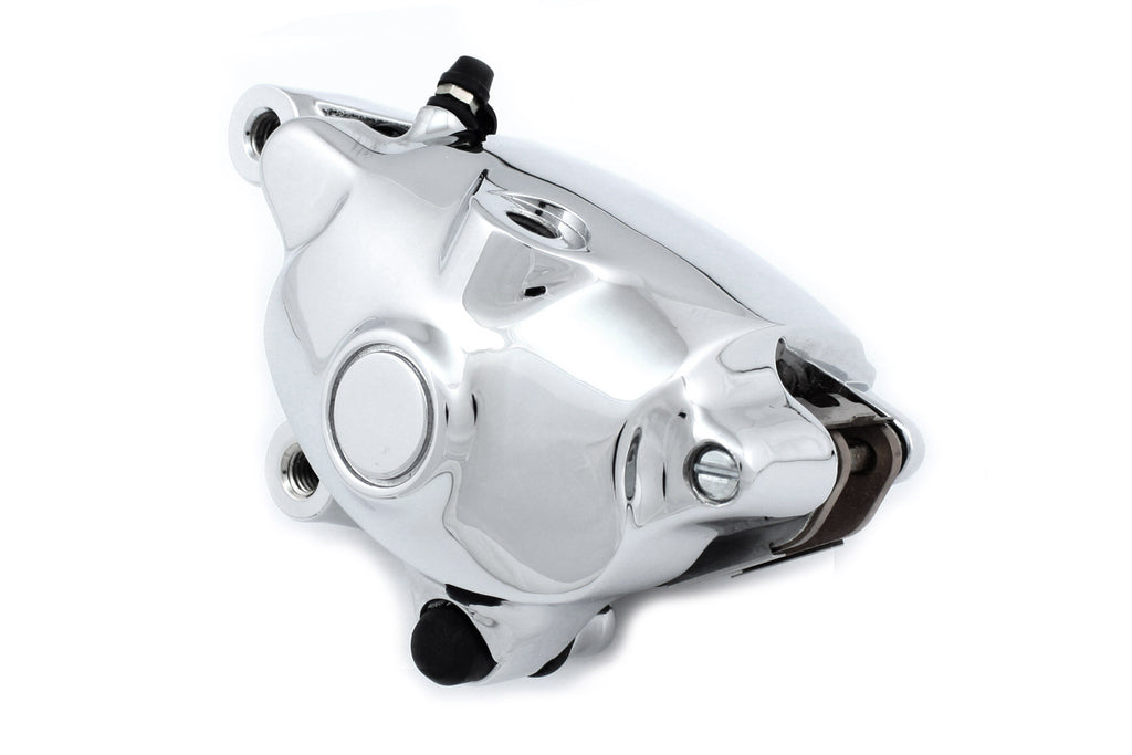 Silver 2 Piston Front Brake Caliper Left Side