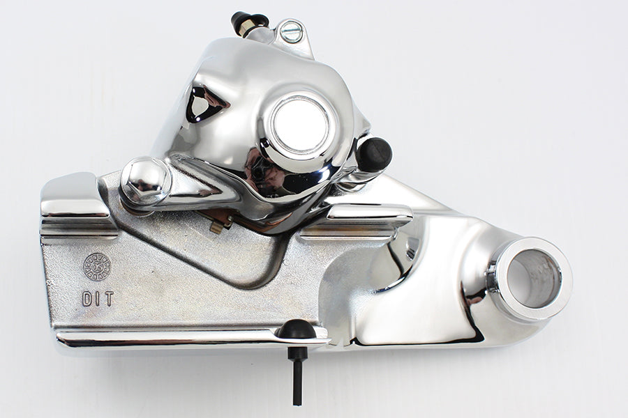 Chrome Rear Caliper with Bracket