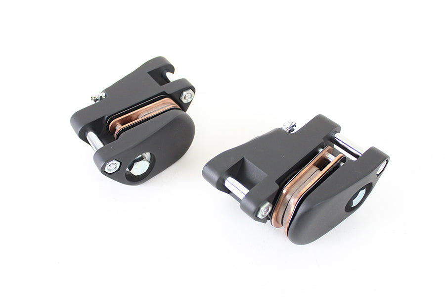 Black Front 2 Piston Caliper Set