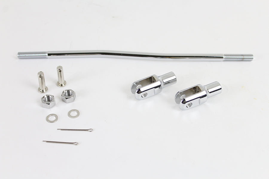 Front Mechanical Brake Rod Kit Chrome