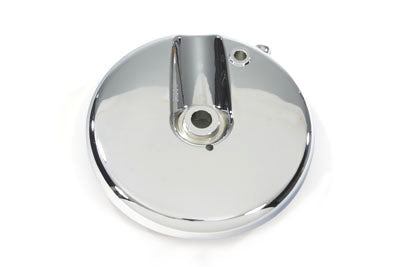 Front Brake Backing Plate Left Side Chrome