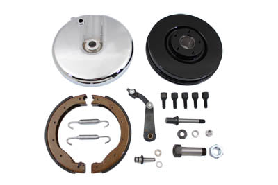 Front Brake Backing Plate Kit Polished