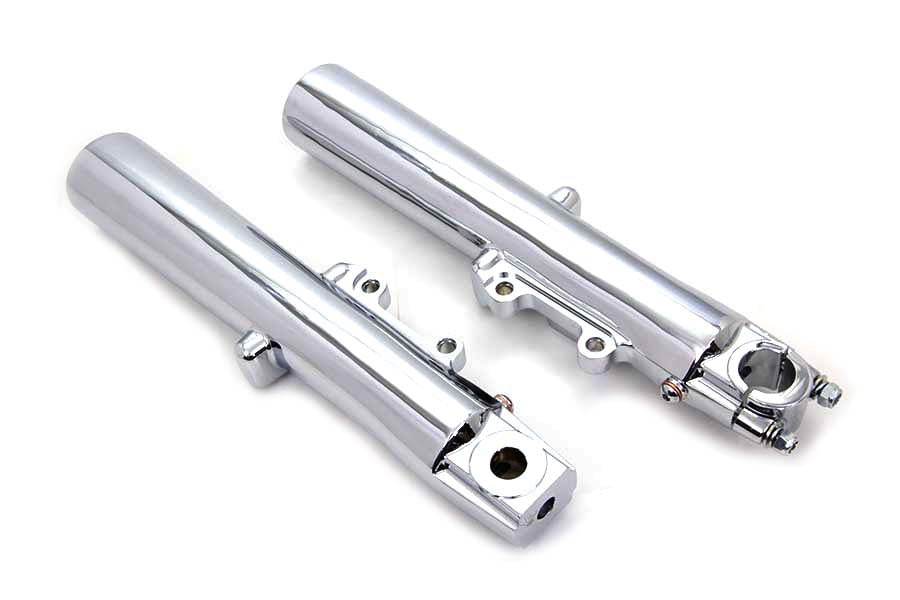 Chrome 41mm Lower Fork Slider Set