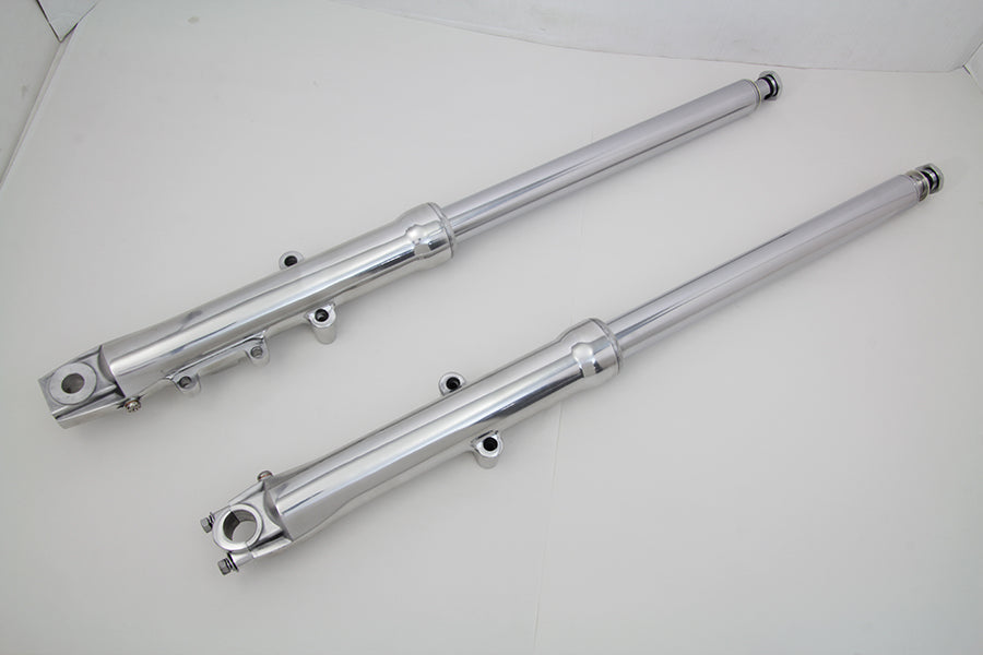 Harley Davidson 2007-17' 41mm Fork Slider Assembly-Polished