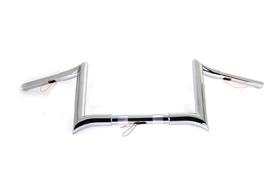 10 Chrome Z-Bar Handlebar with Indents