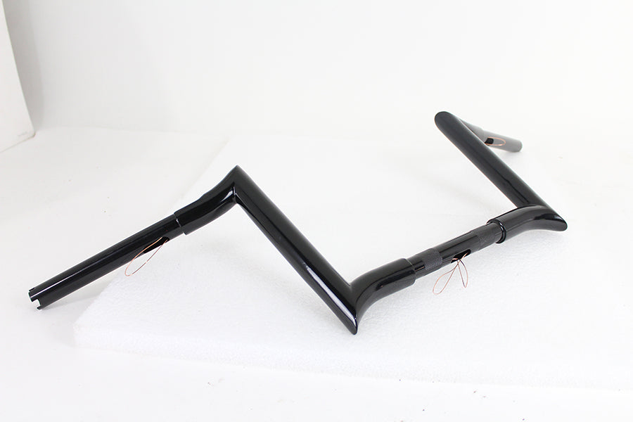 10 Black Z-Bar Handlebar with Indents