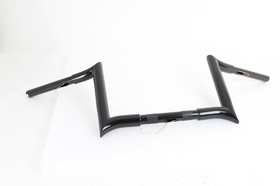 10 Black Z-Bar Handlebar with Indents