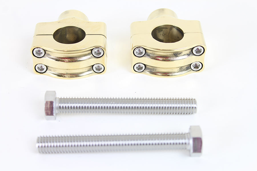 1 Handlebar Riser Set Brass