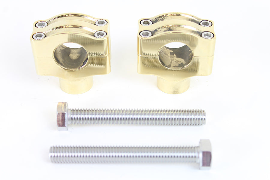 1 Handlebar Riser Set Brass