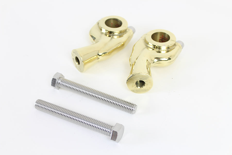 1 Smooth Pullback Riser Set Brass Sand