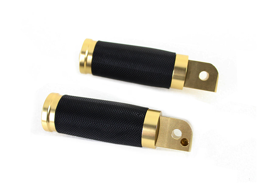 Wyatt's 2018 Brass Passenger Footpeg Set