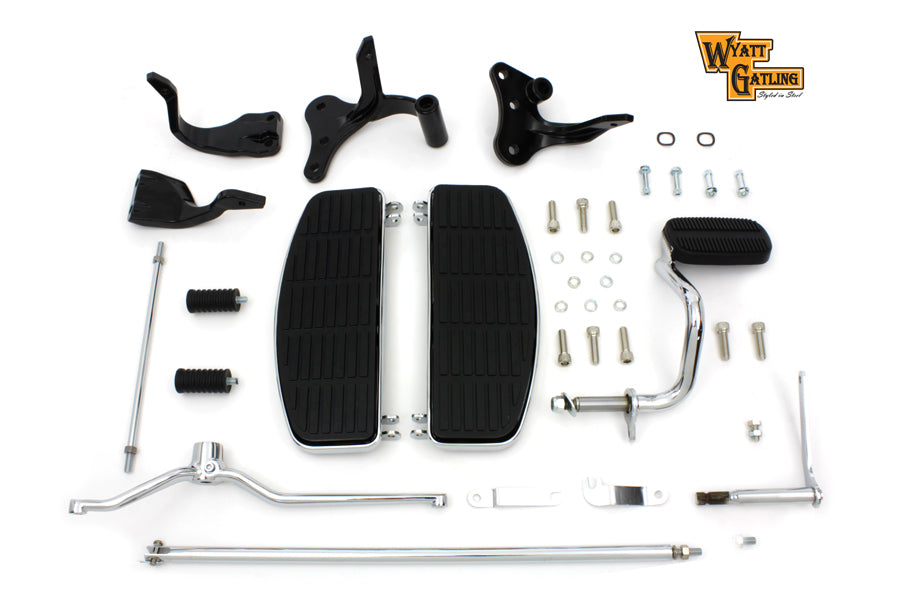 Wyatt Gatling Driver Footboard Kit with Black Brackets