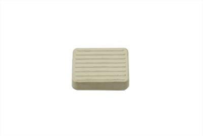 White Brake Pedal Rubber