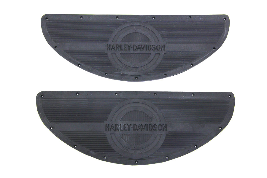 Black Rubber Footboard Mat Set