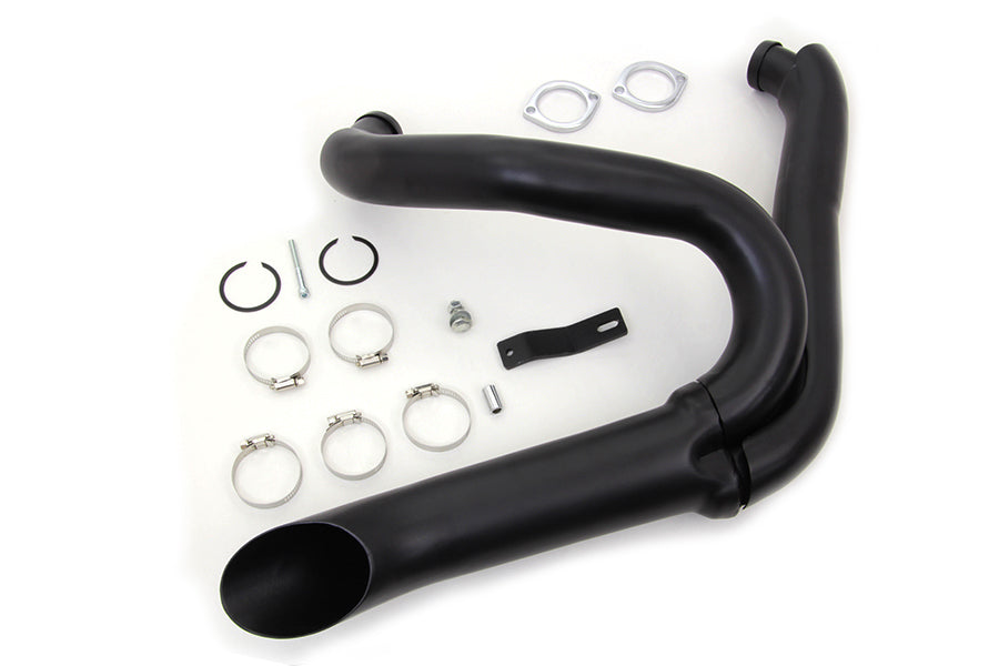 Black Wyatt Gatling 2 into 1 Exhaust Pipe Header Kit