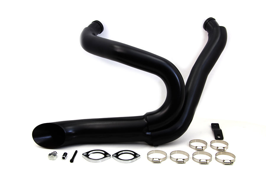 Black Wyatt Gatling 2 into 1 Exhaust Pipe Header Kit