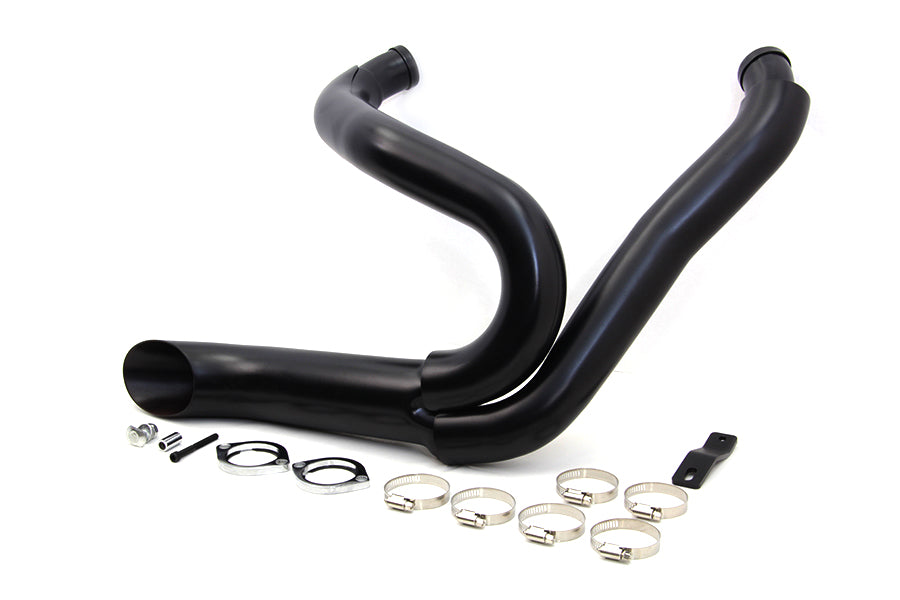 Black Wyatt Gatling 2 into 1 Exhaust Pipe Header Kit