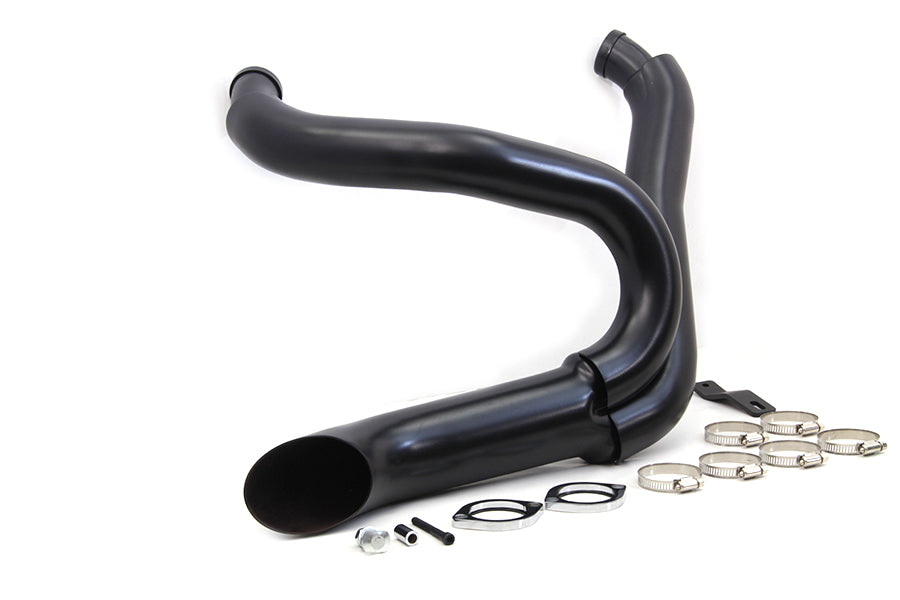 Black Wyatt Gatling 2 into 1 Exhaust Pipe Header Kit