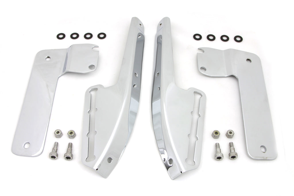 Windshield Bracket Kit Chrome