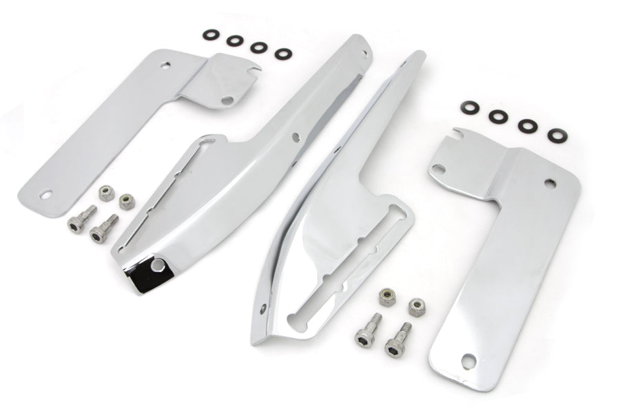 Windshield Bracket Kit Chrome