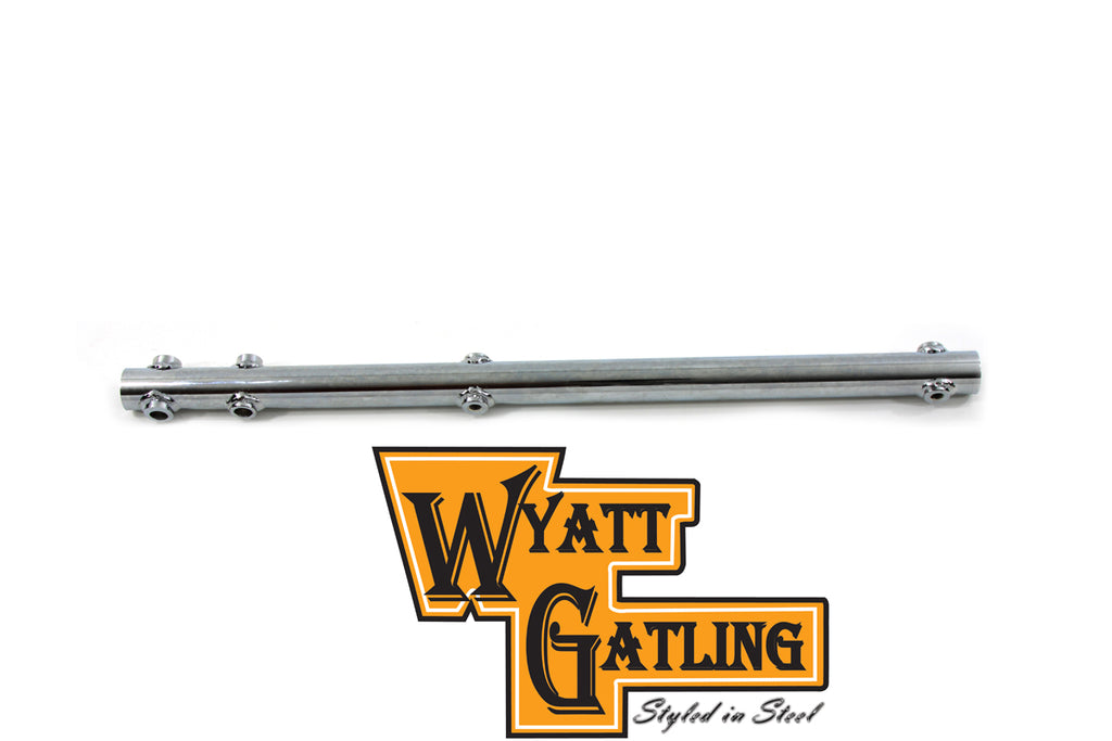 Wyatt Gatling Chrome Dual Exhaust Support