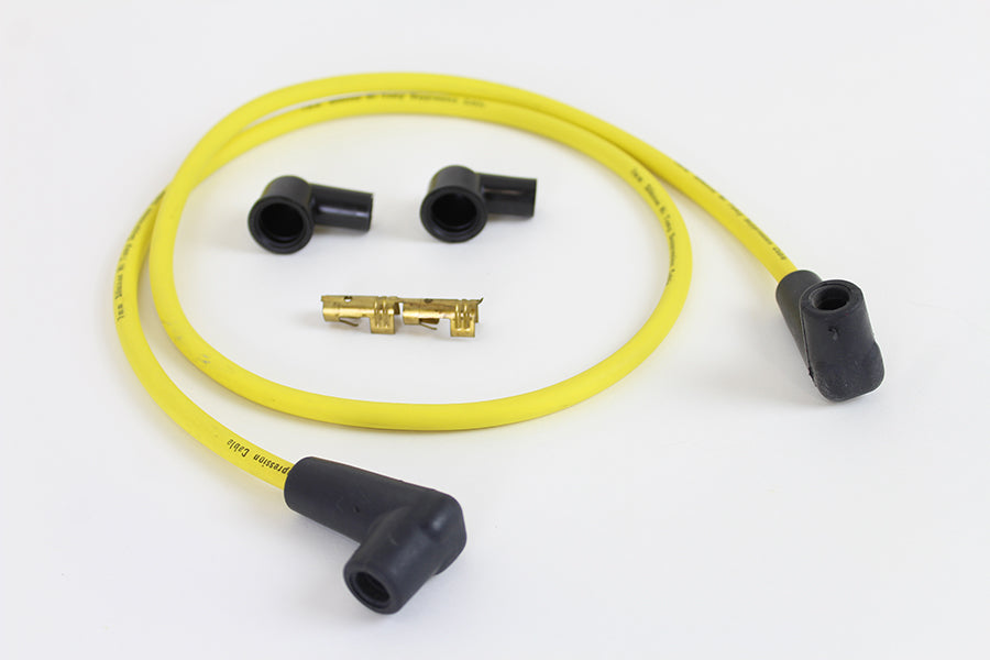 Yellow Suppression Core 7mm Spark Plug Wire Kit