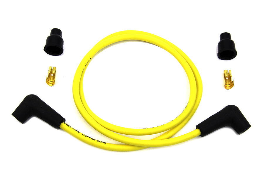 Yellow Copper Core 7mm Spark Plug Wire Kit