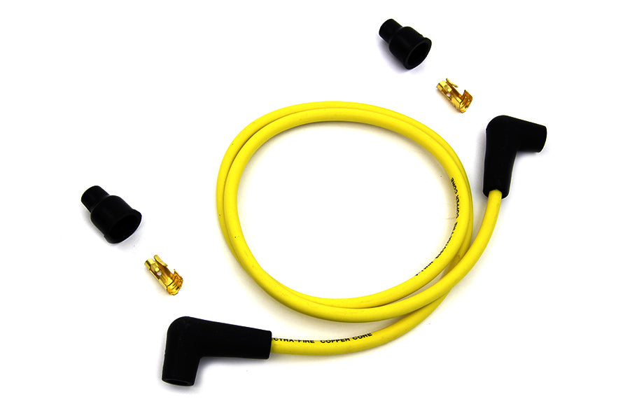 Yellow Copper Core 7mm Spark Plug Wire Kit