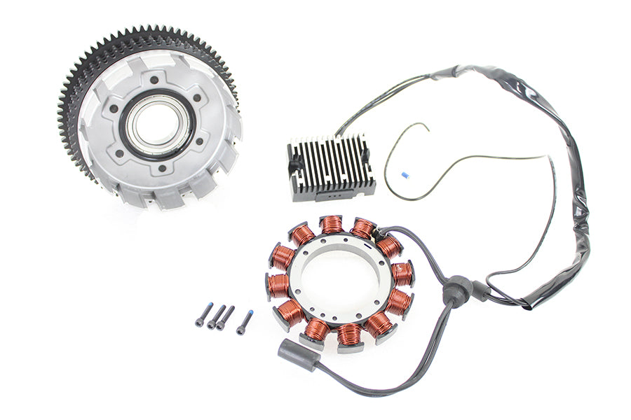 Harley Davidson 1984-90' XL Sportster Alternator 19 Amp Charging System Kit