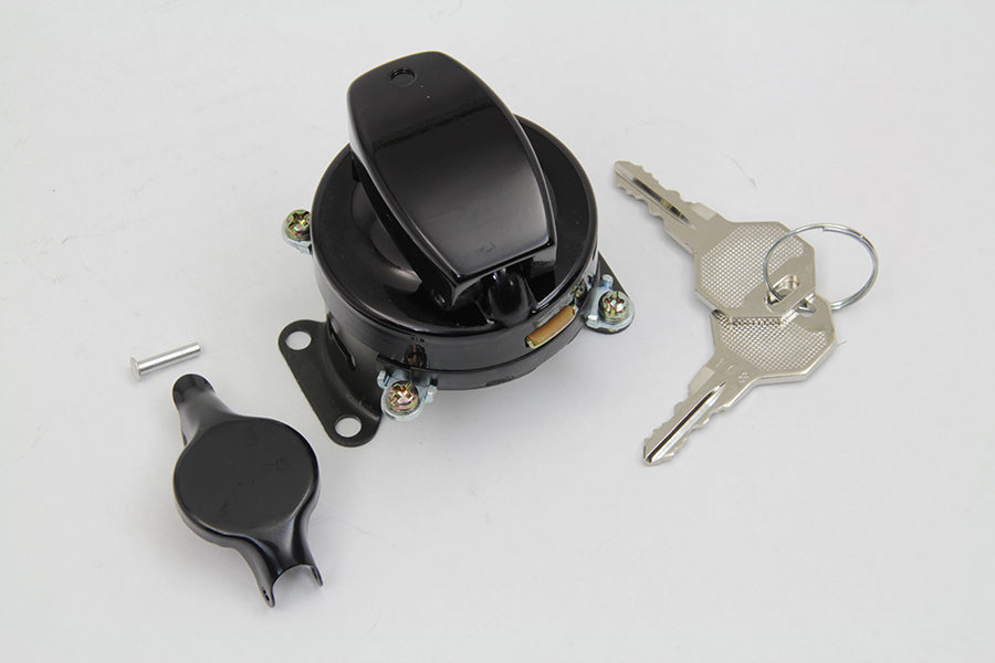 Fat Bob Ignition Switch with 5 Terminals Gloss Black