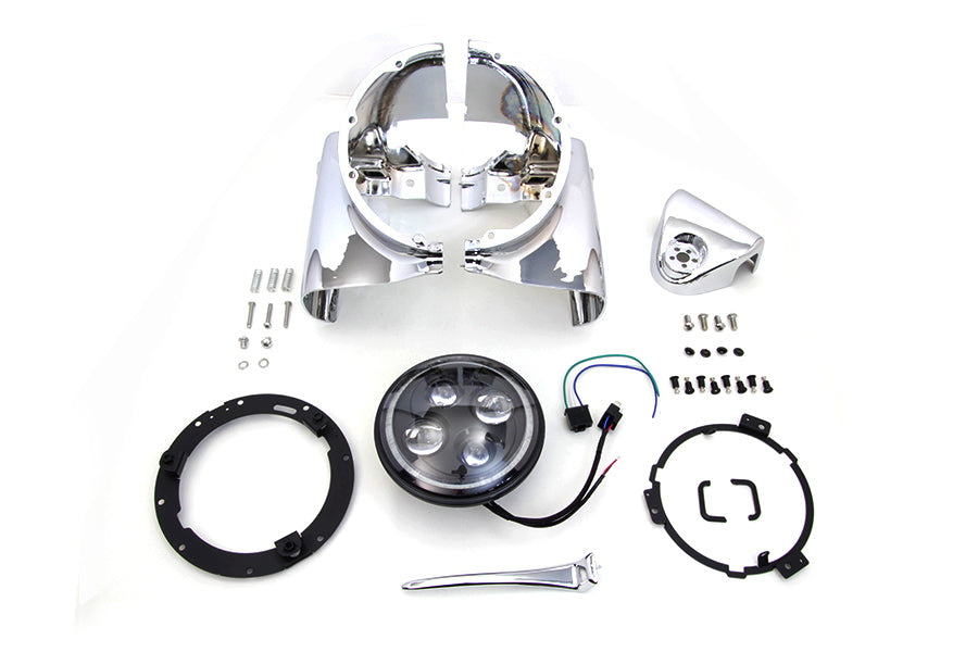 Headlamp Cowl Assembly Chrome