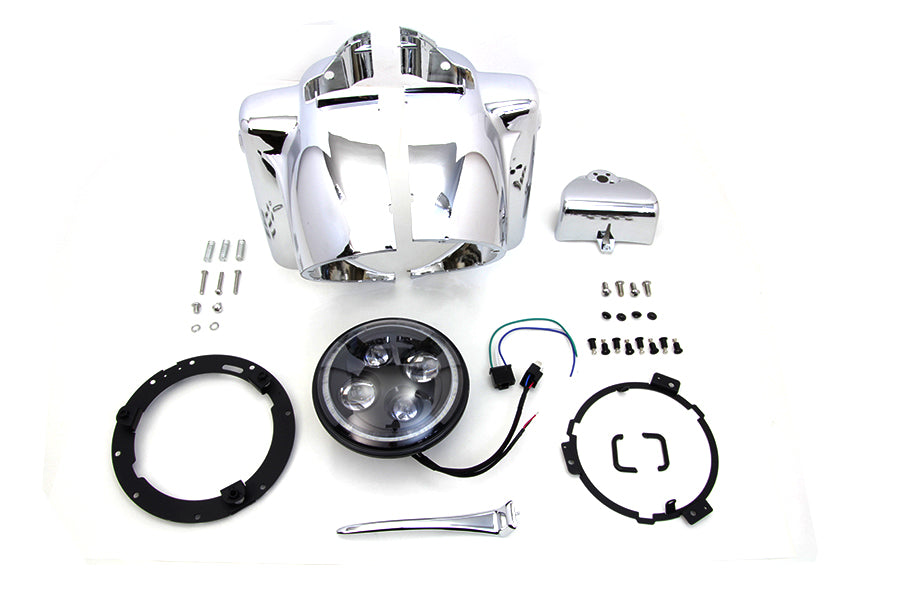 Headlamp Cowl Assembly Chrome