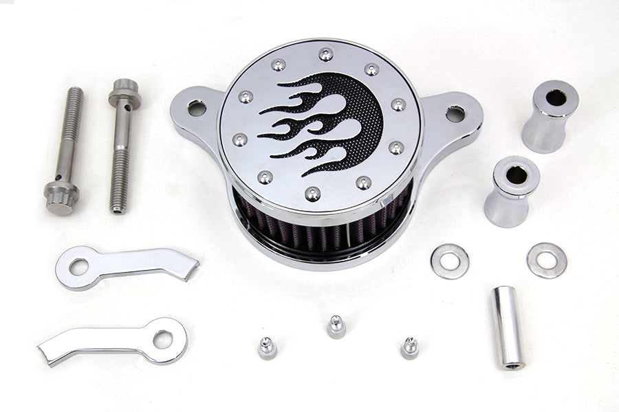 Wyatt Gatling Air Cleaner Kit Chrome