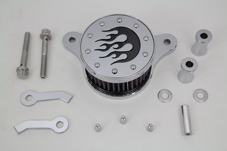 Wyatt Gatling Air Cleaner Kit Chrome